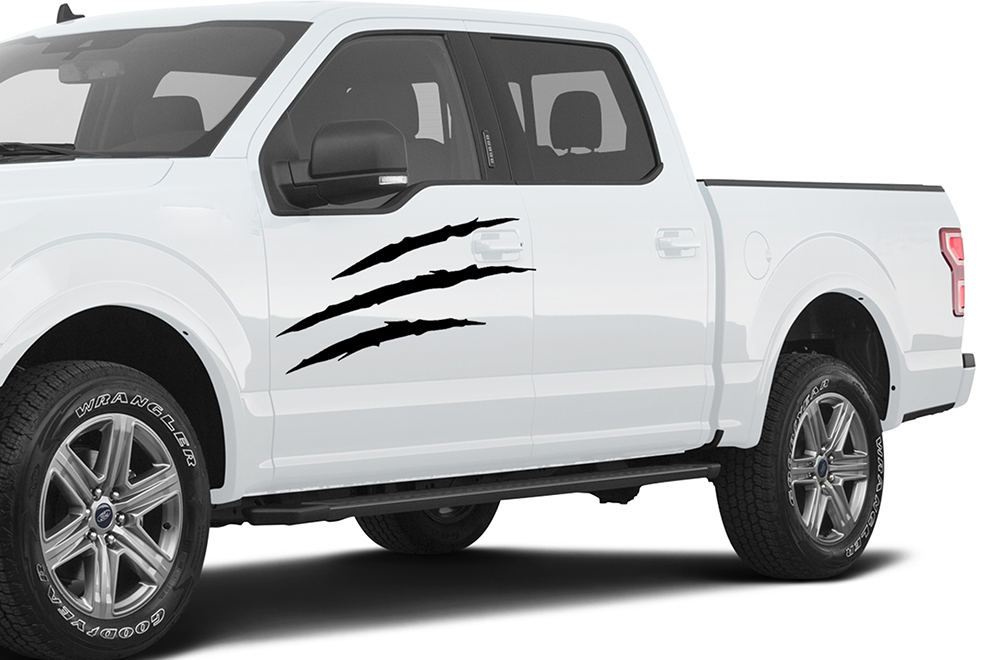 Ford F150 Decals Scratches Side Graphics Compatible With Ford F150