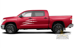 Scratches Side Graphics vinyl decals for Toyota Tundra