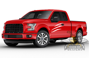 Scratches Graphics decals for Ford F150 Super Crew Cab 6.5'' stripes