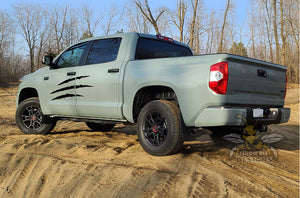 Scratches Side Graphics vinyl decals for Toyota Tundra