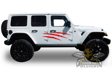 Load image into Gallery viewer, Scratches Side Graphics Kit Vinyl Decal Compatible with Jeep JL Wrangler 2018-Present