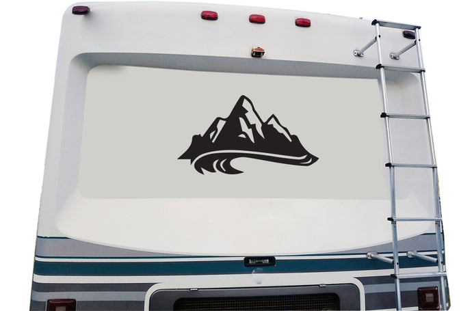 Sea & Mountains Graphics Decals For RV, Trailer, Camper Motor Home