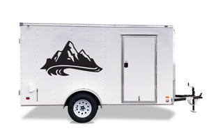 Sea & Mountains Graphics Decals For RV, Trailer, Camper Motor Home