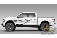 Load image into Gallery viewer, Shark Side Decals Graphics Stripes Ford F150 Super Crew Cab