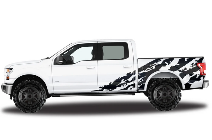 Ford F150 Decals Bed Shred Graphics Compatible With Ford F150