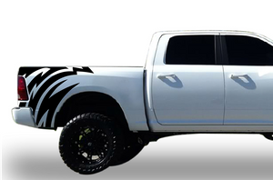 Shred Vinyl Graphics Kit Decal Compatible with Dodge Ram Crew Cab 1500