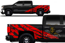 Load image into Gallery viewer, Shred Bed Stripes Graphics vinyl for chevy silverado decals