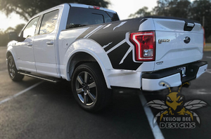 Shred Stickers Graphics Stripes Ford F150 Bed Decals Super Crew Cab 2019, 2020, 2021