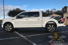 Load image into Gallery viewer, Shred Stickers Graphics Stripes Ford F150 Bed Decals Super Crew Cab 2019, 2020, 2021