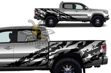 Load image into Gallery viewer, Shred Bed Graphics Kit Vinyl Decal Compatible with Toyota Tacoma Double Cab