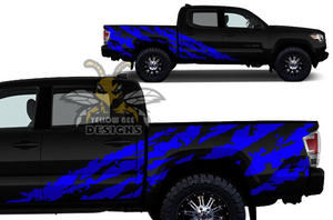 Shred Bed Graphics Compatible with Toyota Tacoma Double Cab