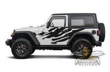 Load image into Gallery viewer, Shred Graphics Kit Vinyl Decal Compatible with Jeep JL Wrangler 2 Door 2018-Present