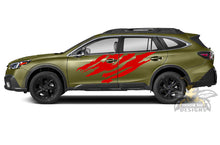 Load image into Gallery viewer, Shredded Side Door Graphics Vinyl Subaru Outback Decals