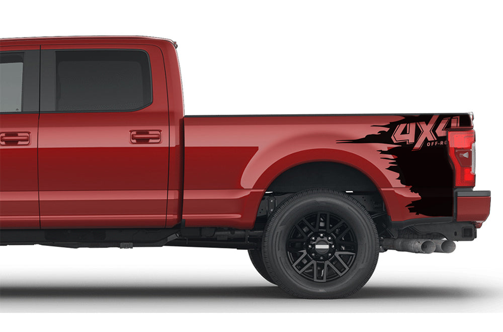 Decals For Ford F250 Side Bed 4X4 Vinyl 