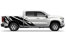 Load image into Gallery viewer, Side Bed Geometric Graphics Vinyl Decals for chevy silverado decals