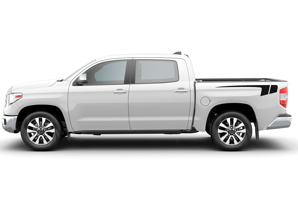 Side Bed Hockey Graphics Vinyl Decals for Toyota Tundra