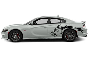 Side Coyote Graphics decals for Dodge Charger