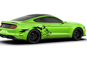 Side Coyote Graphics vinyl graphics for ford Mustang decals