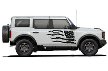 Load image into Gallery viewer, Side Doors USA Flag Graphics Vinyl Decals for Ford bronco
