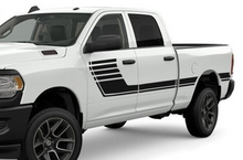 Load image into Gallery viewer, Side Hockey Graphics Kit Vinyl Decals Compatible with Dodge Ram 2500 Crew Cab