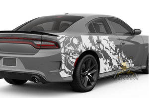 Side Nightmare Graphics vinyl decals for Dodge Charger