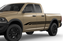 Load image into Gallery viewer, Side Old School Stripes Graphics Vinyl Decals Compatible with Dodge Ram 1500 Quad Cab