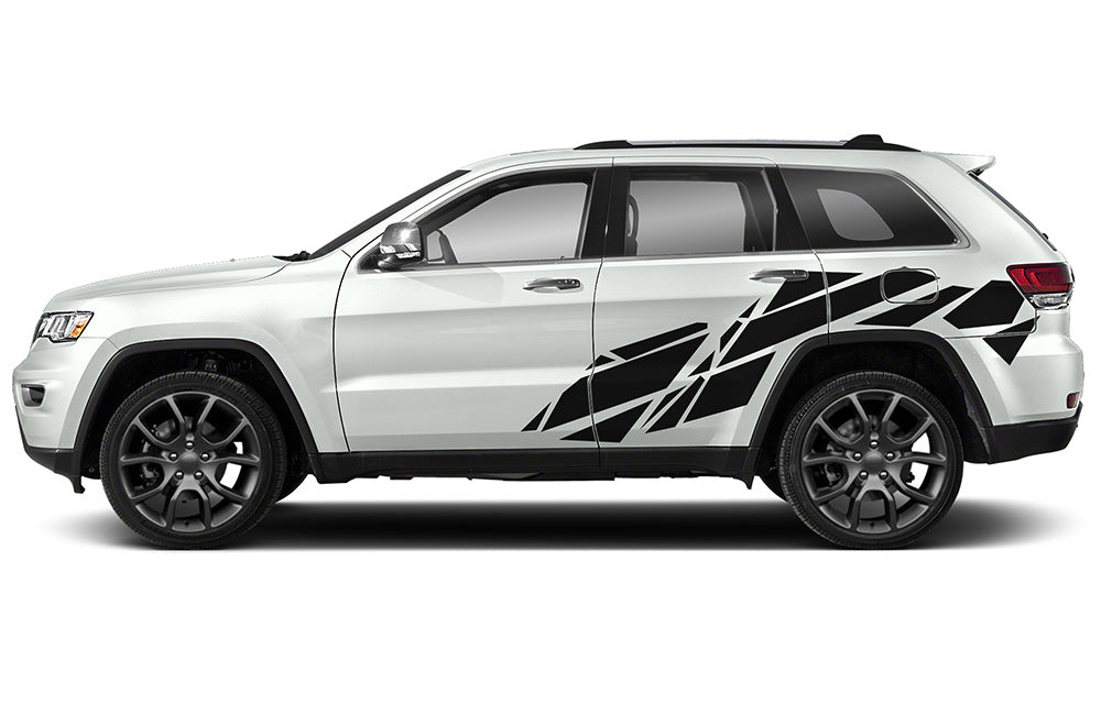 Side Pattern Graphics decals for Grand Cherokee