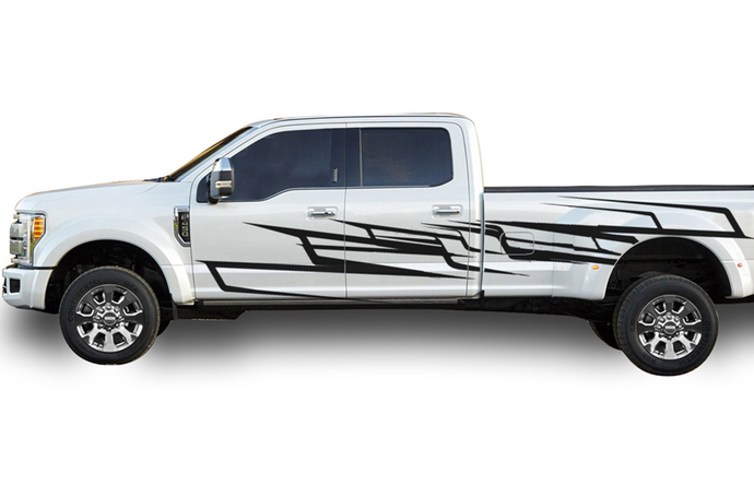 Ford F450 Decals Side Patterns Graphics Compatible With Ford F450