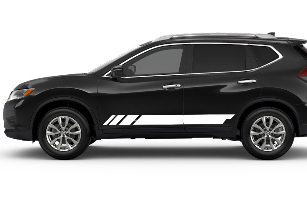 Side Rocker Stripes Graphics Vinyl Decals Compatible with Nissan Rogue