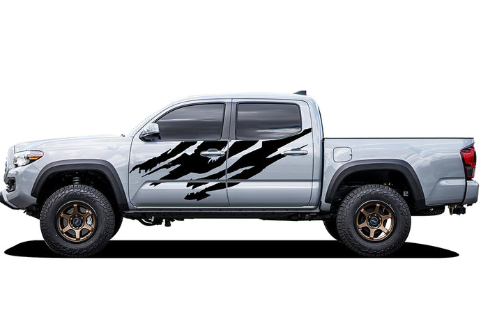 Side Shred Graphics Vinyl Decals for Toyota Tacoma