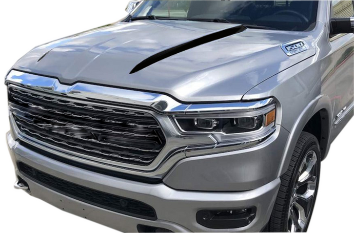 Side Spears Hood Graphics Vinyl Decal Compatible with Dodge Ram 1500
