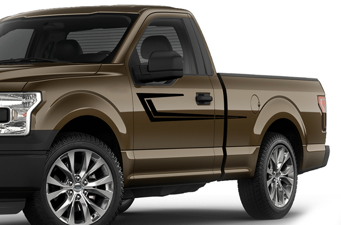 Ford F150 Stripes Strike Side Decals Graphics Compatible With F150