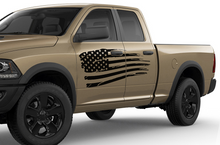 Load image into Gallery viewer, Side USA Stickers Graphics Kit Vinyl Decals Compatible with Dodge Ram 1500 Quad Cab
