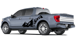 Side View Mountains Graphics Decals For Ford F150