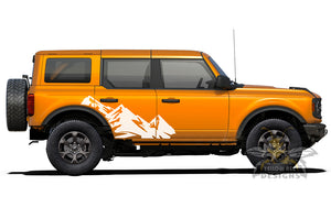 Side Adventure Graphics Vinyl Decals for Ford bronco