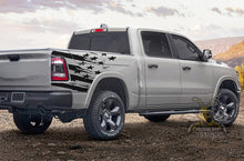 Load image into Gallery viewer, Side Bed US Flag Graphics Vinyl Decals for Dodge Ram