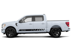 Side Custom Rocker Stripes Decals Compatible with Ford F150