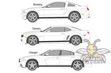 Load image into Gallery viewer, Side Decals Universal Vinyl Rocker Panel Stripes for any Car or Truck