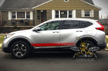Load image into Gallery viewer, Side Door Lower Stripes Graphics vinyl decals for Honda CRV