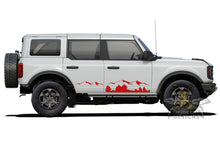 Load image into Gallery viewer, Side Door Mountain Graphics Vinyl Decals Compatible with Ford Bronco