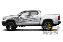 Load image into Gallery viewer, Side Door USA Flag Graphics  vinyl for Chevrolet Colorado decals