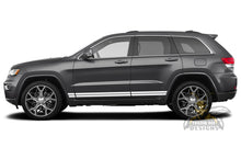 Load image into Gallery viewer, Side Double Belt Door Stripes graphics decals for Grand Cherokee