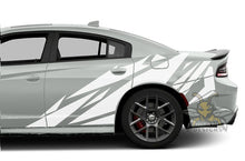 Load image into Gallery viewer, Side Geometric Pattern Graphics vinyl decals for Dodge Charger