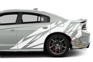 Side Geometric Pattern Graphics vinyl decals for Dodge Charger
