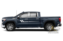Load image into Gallery viewer, Side Hockey Stripes Graphics Vinyl Decals Compatible with GMC Sierra Crew Cab