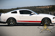 Load image into Gallery viewer, Side Lower Stripes Graphics vinyl graphics for ford Mustang decals