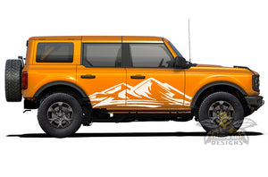 Side Mountain Graphics Vinyl Decals for Ford bronco