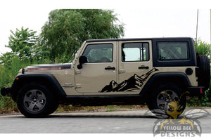 Side Mountain Graphics JL Wrangler decals, side stickers