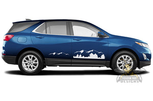 Side Mountains Graphics Vinyl sticker for Chevrolet Equinox decals