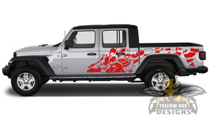 Side Nightmare Graphics For Jeep Gladiator Rubicon Stripes 2020